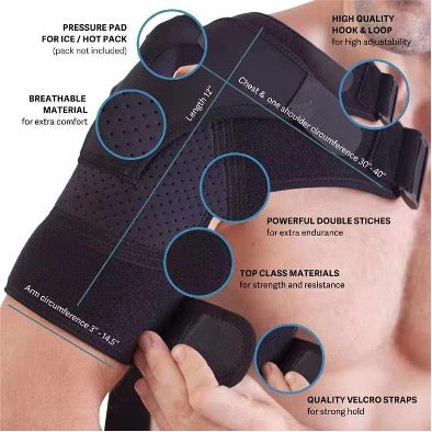 Orthopedic Shoulder Support Brace – Adjustable Pain Relief & Stability