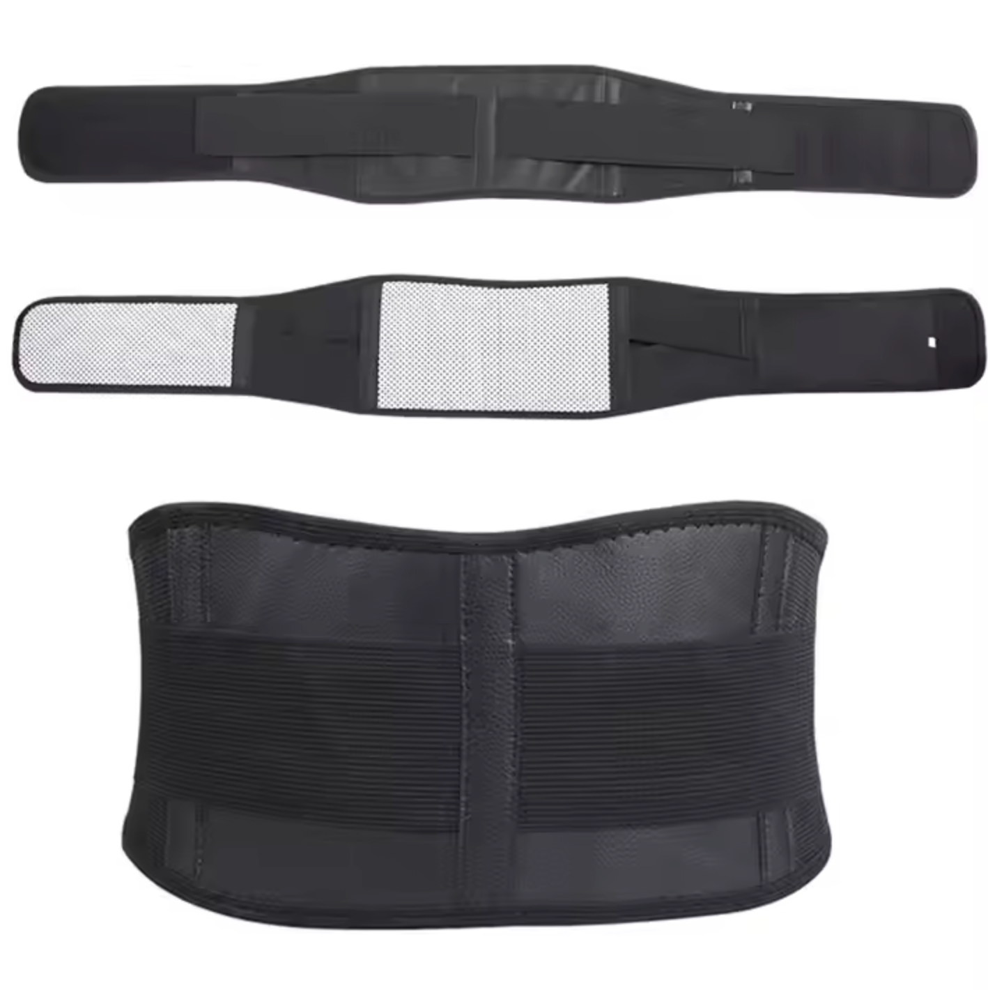 Thermal corrective belt with tourmaline magnets