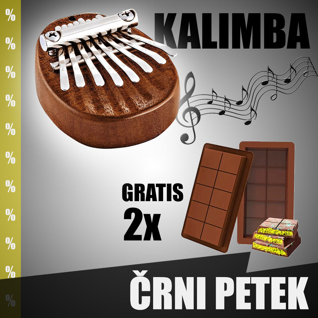 Kalimba and chocolate mold
