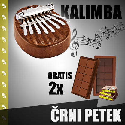 Kalimba and chocolate mold
